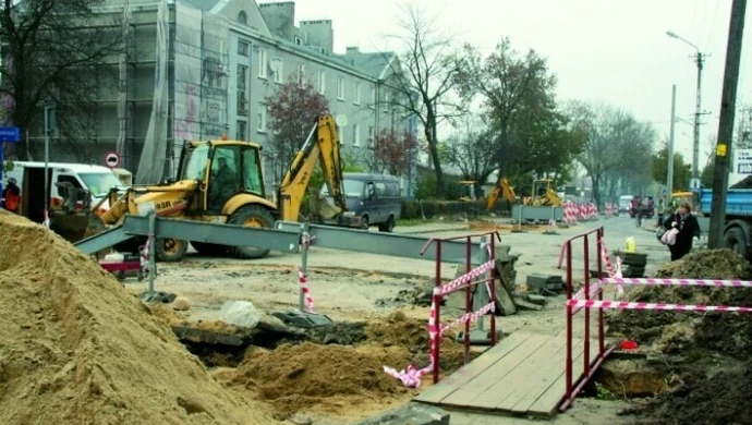 Budują rondo: Zmiany w komunikacji