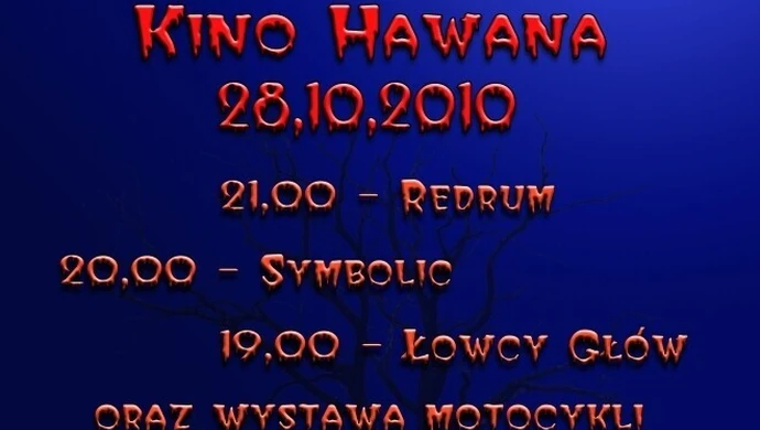 Piotrków: Halloween Show w kinie Hawana