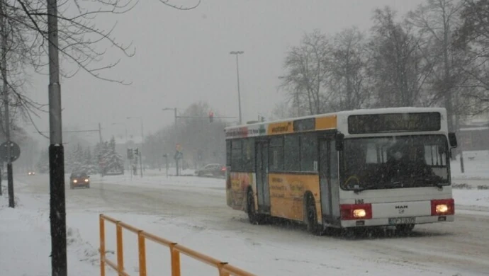 Pierwsze duże opady śniegu tej jesieni