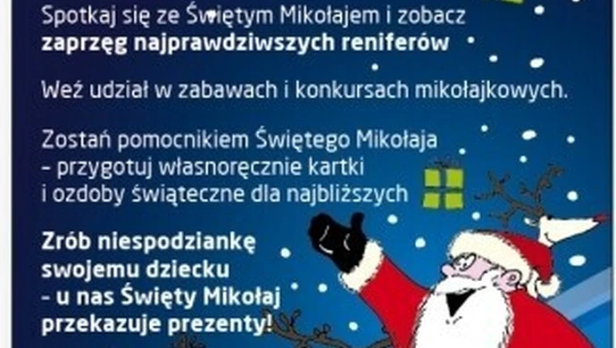 Reniferowe Mikołajki w Focus Mall Piotrków Trybunalski