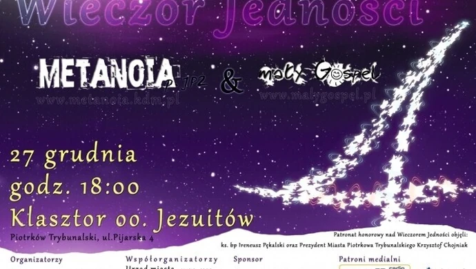 Zapraszamy na "Wieczór Jedności"