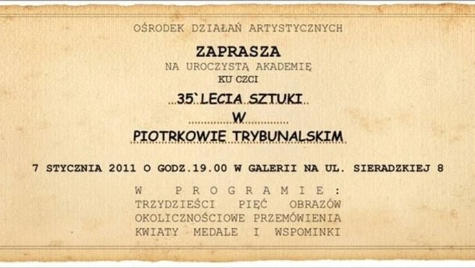 ODA: 35 lat sztuki w Piotrkowie