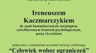 Spotkanie autorskie z Ireneuszem Kaczmarczykiem 