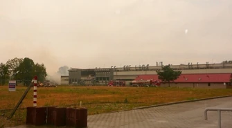 Tomaszów: Pożar w fabryce mebli 