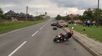 Region: Kierowca wjechał w motorower