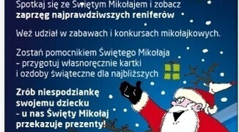 Reniferowe Mikołajki w Focus Mall Piotrków Trybunalski