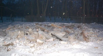 Piotrków: Szalet zburzony