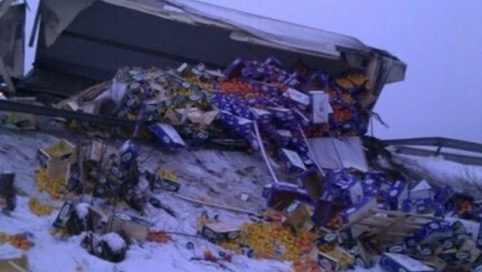 Region: Groźny wypadek TIR-ów na „Jedynce”