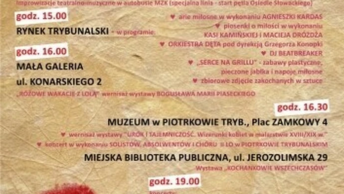 Piotrków zakochanych: ODA zaprasza na walentynki