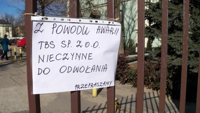 Zalało TBS. Nie będzie przyjęć interesantów