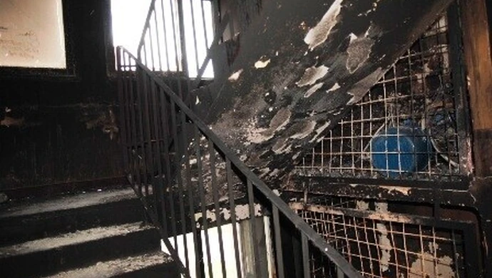 Tomaszów Mazowiecki: Pożar w wieżowcu