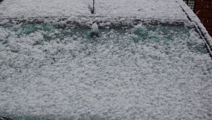 Piotrków: Śnieg w maju