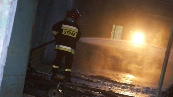 Kolejny pożar w kompleksie po byłej hucie