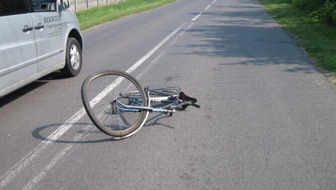 Potrącony 84-letni rowerzysta zmarł na miejscu