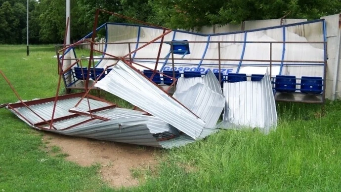 Wichura zniszczyła stadion Concordii