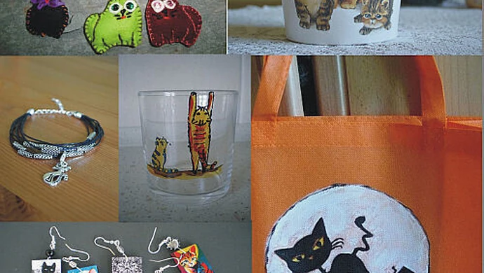 Kocie rękodzieło na Jarmarku Trybunalskim