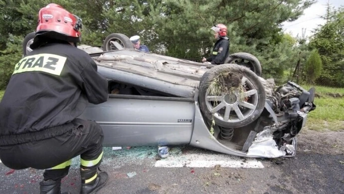 Groźne zderzenie na Krakowskim Przedmieściu