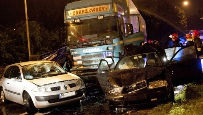 Al. Kopernika/3 Maja: Karambol na skrzyżowaniu