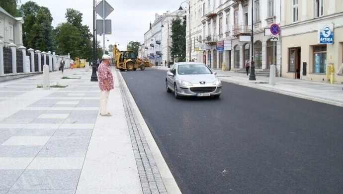 Fragment Słowackiego jest już przejezdny