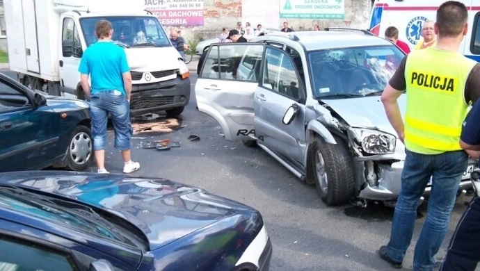Groźny wypadek na Krakowskim Przedmieściu