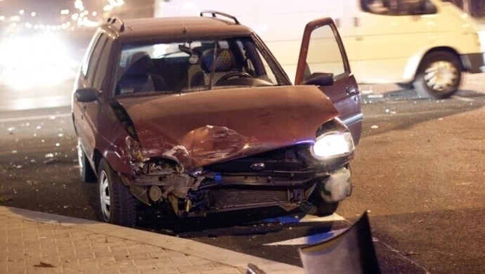 Słowackiego/N-S: Kolizja na skrzyżowaniu