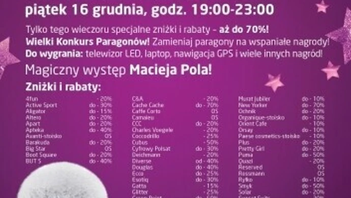 Magiczna noc w Piotrkowie – już 16 grudnia