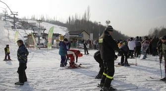 Górka Kamieńsk: Policjanci na stoku