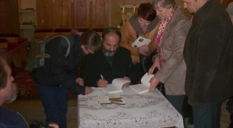 Ksiądz Isakowicz-Zaleski gościł w Piotrkowie