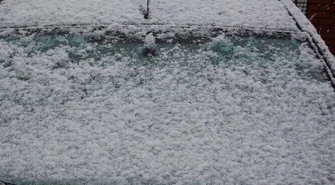 Piotrków: Śnieg w maju