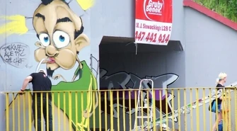 Wiadukt na Piłsudskiego w rękach grafficiarzy