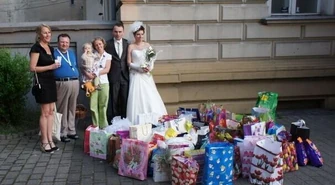 Kocia karma zamiast kwiatka