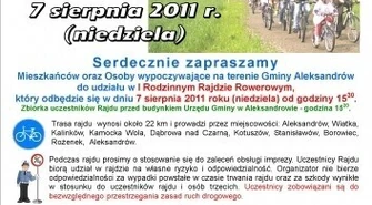 Region: Odbył się Rodzinny Rajd Rowerowy
