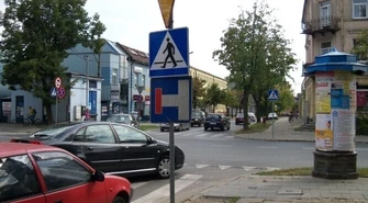 Piotrków: Ten znak jest za nisko
