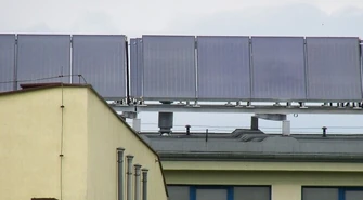 Są już kolektory na dwóch miejskich budynkach 