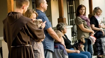 Piotrków: Zwierzęta uczestniczyły w nabożeństwie