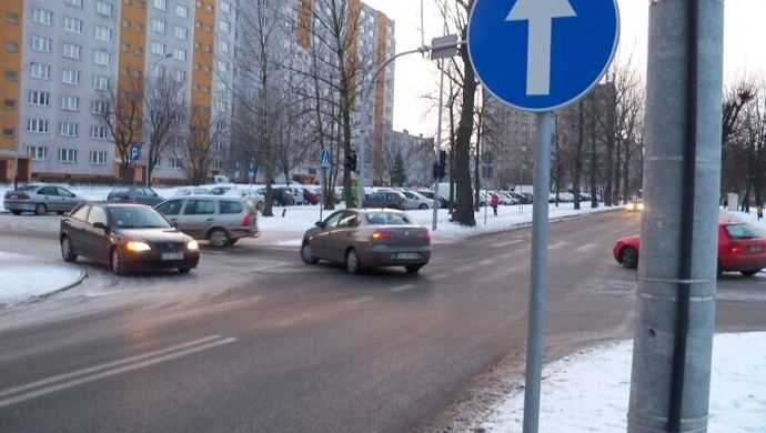 Słowackiego/Zamenhofa: Za łamanie nakazu będziemy karać