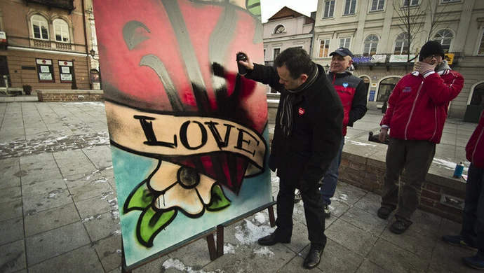 Piotrków: Zakochani w sztuce w Rynku