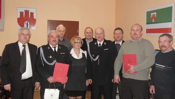 Komendant dziękował ochotnikom