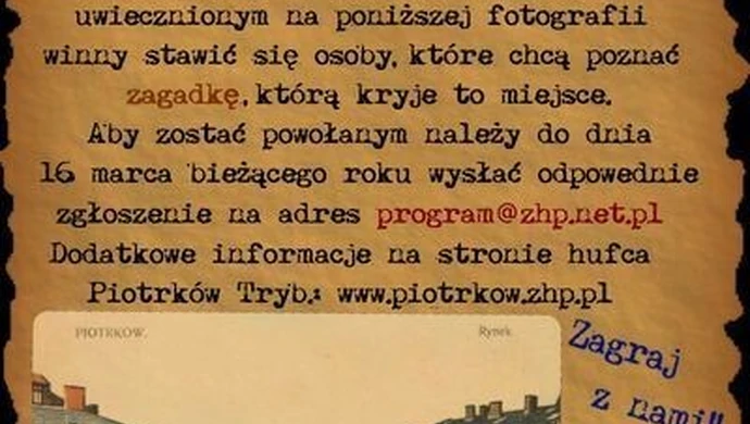 Poczuj dreszczyk emocji podczas gry miejskiej!