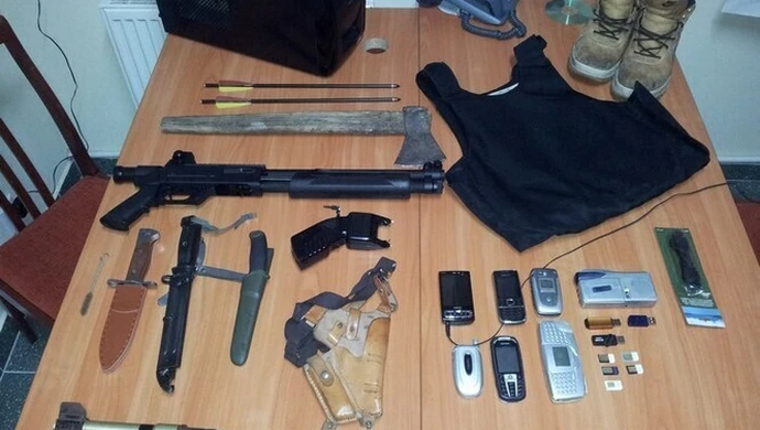 Radomsko: 23-latek zrobił z domu arsenał