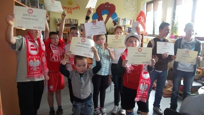 Rozgrzewka przed Euro 2012 w wolborskiej bibliotece