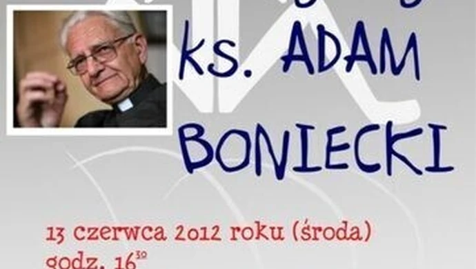 Ksiądz Adam Boniecki w Bibliotece Miejskiej