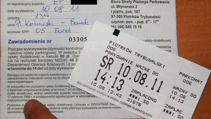Biletów parkingowych nie musisz wkładać za szybę