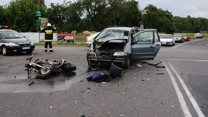 Region: Motocyklista zginął w wypadku