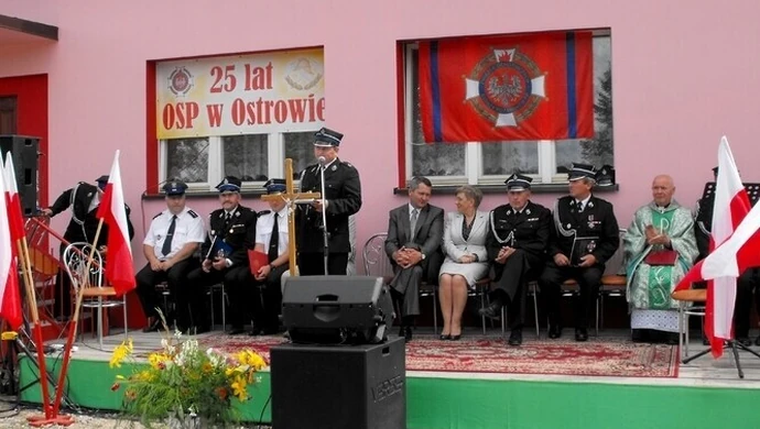 OSP w Ostrowie ma już ćwierć wieku