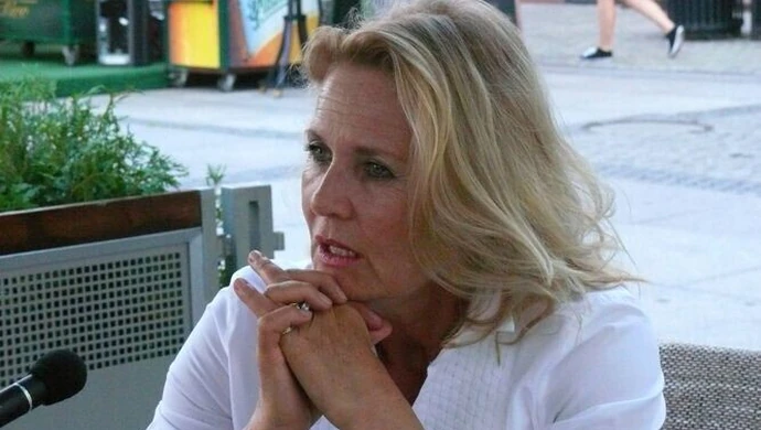 Szapołowska odwiedziła piotrkowską Starówkę