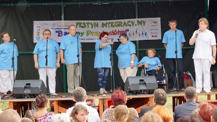  Na festynie zbierali pieniądze dla niepełnosprawnych