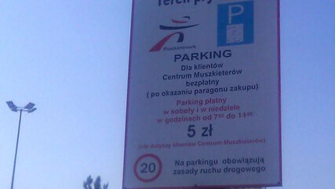 Nic nie kupisz - nie wyjedziesz z parkingu?