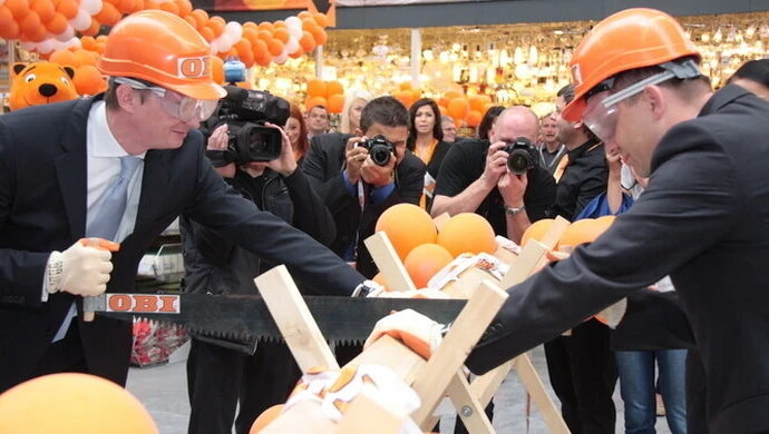 Uroczyście otworzyli market OBI w Piotrkowie