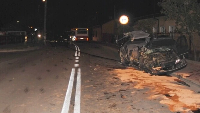 Pijany uciekał przed policją – doszło do wypadku